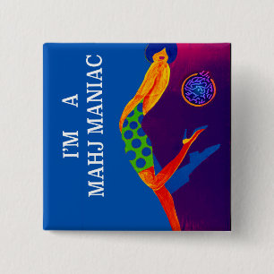 I'm a Mahj Maniac Pin