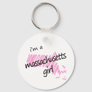 I'm a Massachusetts Girl Key Ring