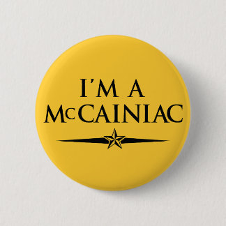 I'm a McCainiac Button