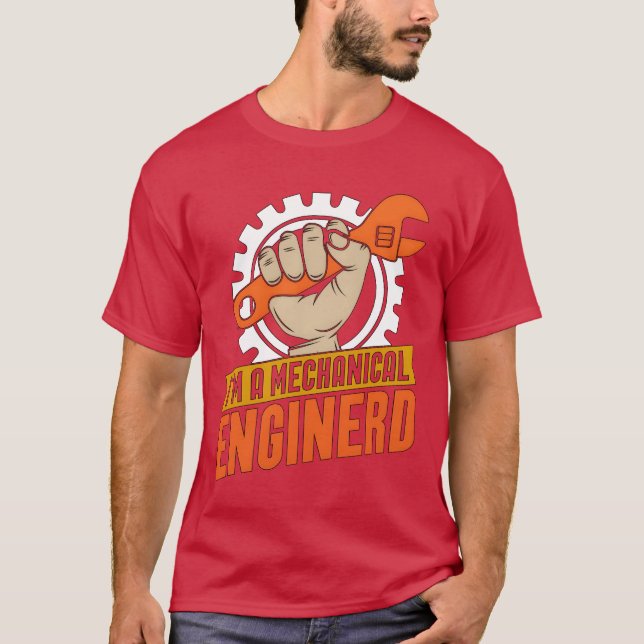 Im A Mechanical Enginerd Car Mechanic Engineer fri T-Shirt (Front)