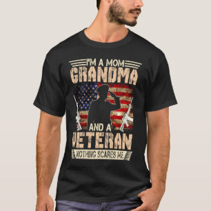 I'm A Mom Grandma  Veteran Military Mother's Day T-Shirt