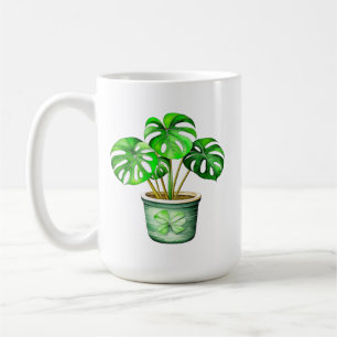 I'm a Monstera without My Coffee   Funny Plant Pun Coffee Mug