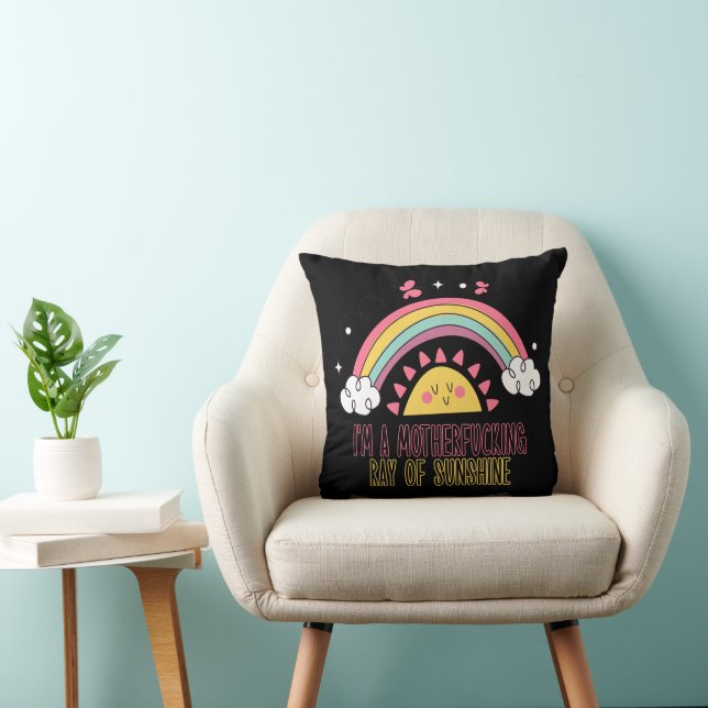 I'm A Motherf*cking Ray of Sunshine Bath Towel Set Cushion (Chair)