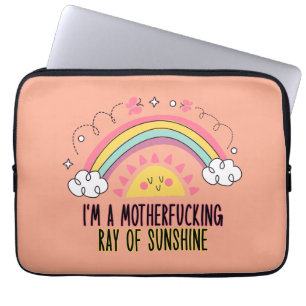 I'm A Motherf*cking Ray of Sunshine Bath Towel Set Laptop Sleeve
