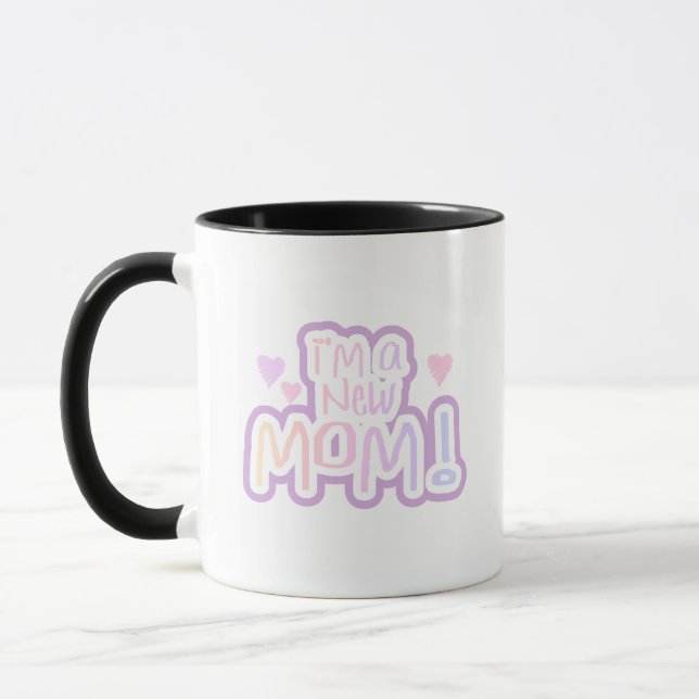 I'm a New Mum Tshirts and Gifts Mug (Left)