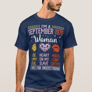 Im A November 1966 Woman Fire In My Soul Heart On  T-Shirt