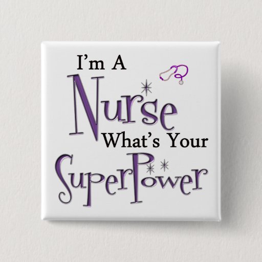Image of I'm A Nurse 15 Cm Square Badge