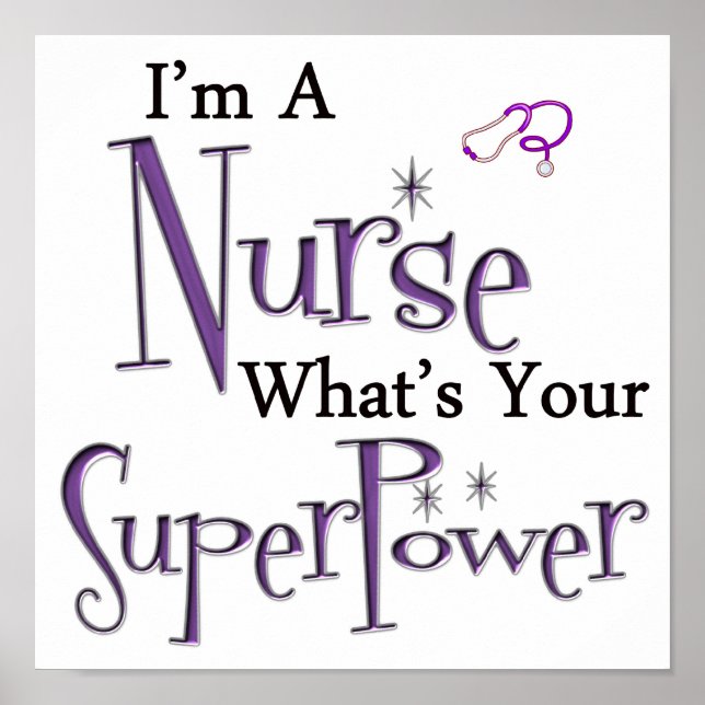 I'm A Nurse Poster (Front)