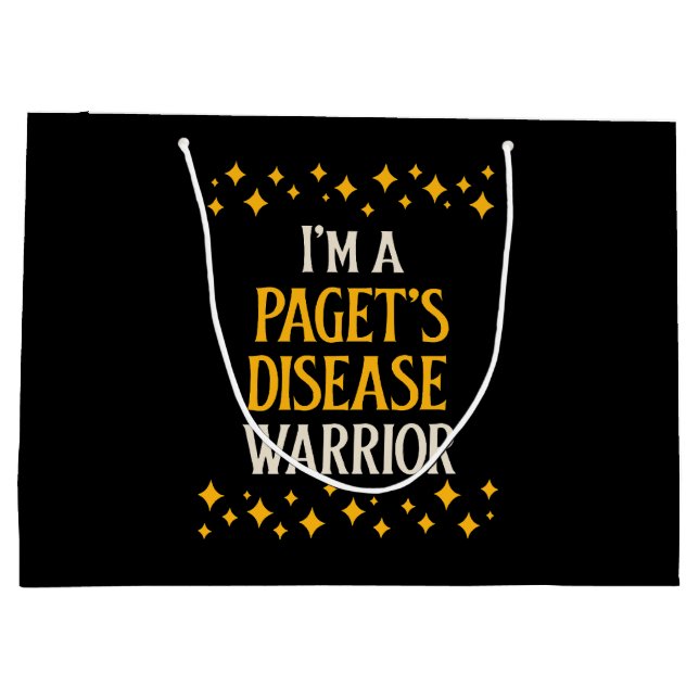 I'm a Paget's Disease Warrior Large Gift Bag (Back)