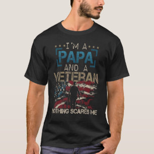 I'm A Papa And A Veteran Veterans Day Retired Sold T-Shirt