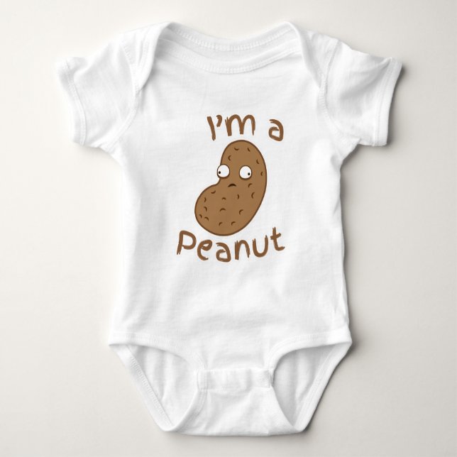 I'm a PEANUT Baby Bodysuit (Front)