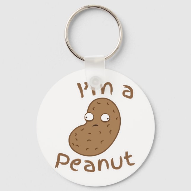 I'm a PEANUT Key Ring (Front)