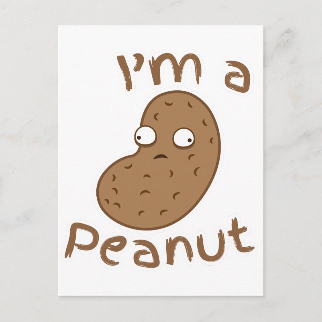 I'm a PEANUT Postcard (Front)