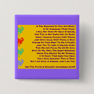 I'm A Person Too! 15 Cm Square Badge