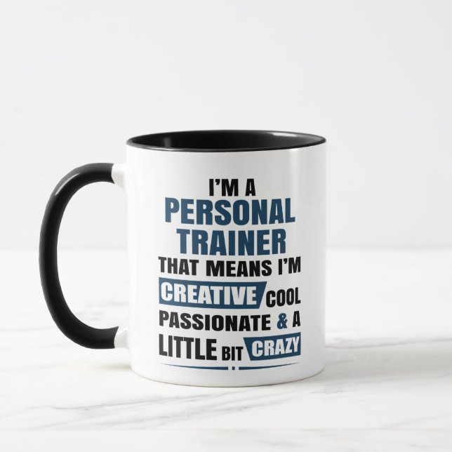 I'm a Personal Trainer Meaning Mug (Left)