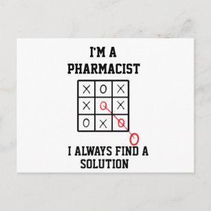 Im A Pharmacist I Always Find A Solution  Postcard