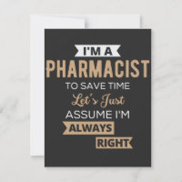 I'm A Pharmacist To Save Time Let's Just Assume