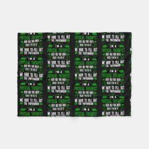 I'm a physical therapist therapy  fleece blanket