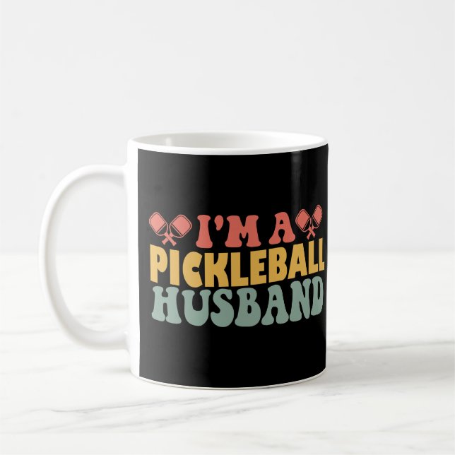 I'm A Pickleball Husband Coffee Mug (Left)