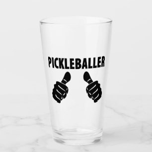 I'm A Pickleballer Glass