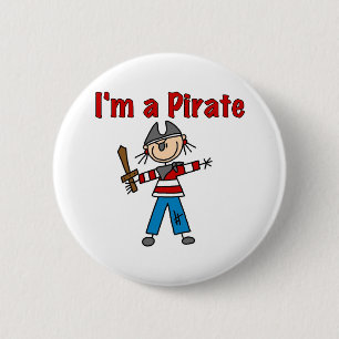I'm a Pirate 6 Cm Round Badge