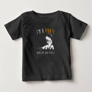 I'm a pirate Iguana Baby T-Shirt