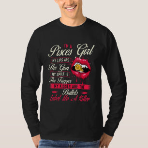 I'm A Pisces Girl Astrology Symbol Birthday Zodia T-Shirt
