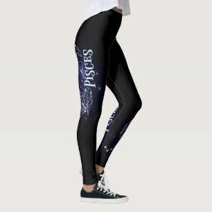 I'm A Pisces Girl. Trendy Pisces Zodiac Sign Leggi Leggings