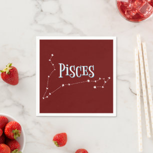 Im A Pisces Zodiac.Trendy Pisces Zodiac Sign Napkin