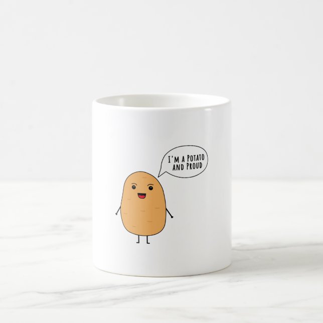 I'm a potato and proud coffee mug (Center)