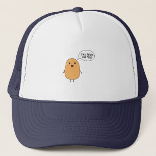 I'm a potato and proud trucker hat