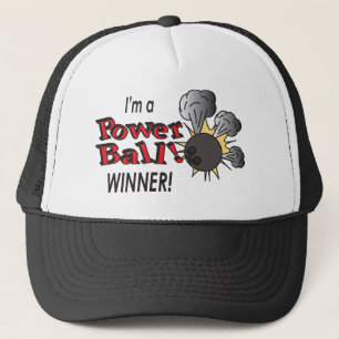 I'm a Powerball Winner   🎳Bowling Pins and Ball Trucker Hat