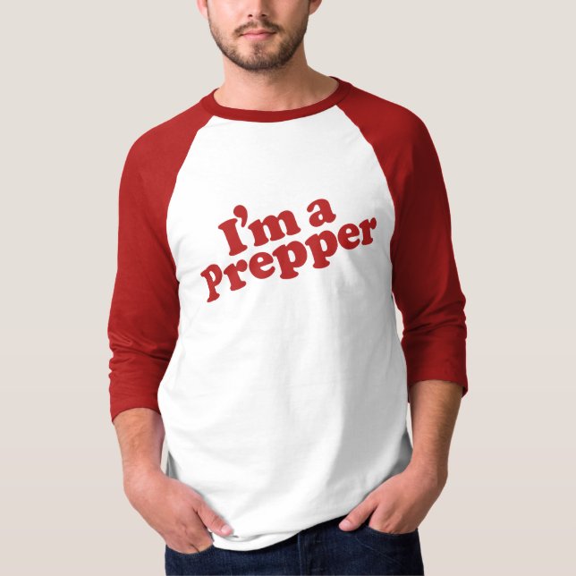 I'm a Prepper Men's t-shirt (Long Sleeve) (Front)