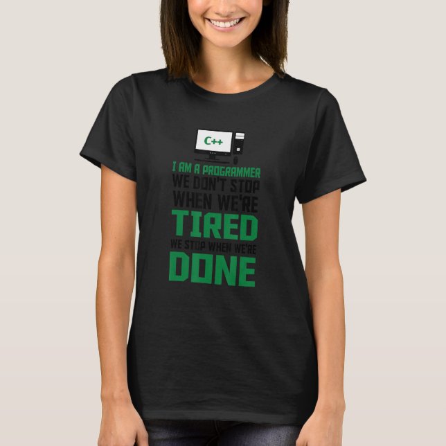 I'm A Programmer I Write Code Computer Scientist A T-Shirt (Front)