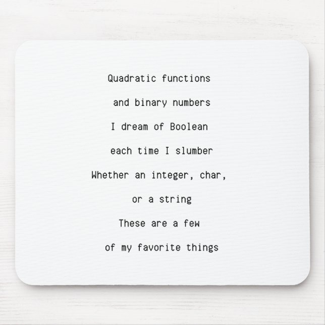 I'm A Programmer Mouse Mat (Front)