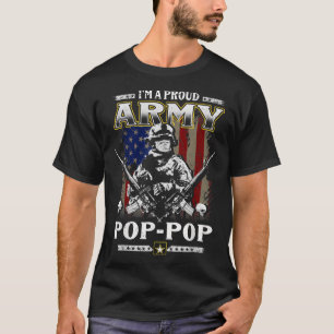 I'm A Proud Army PopPop Veteran Father's Day 4th O T-Shirt