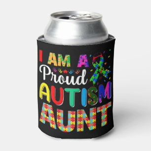 I'm a proud autism aunt design for autism aunties can cooler