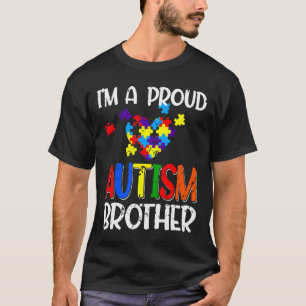 Im A Proud Autism Brother Autism Awareness Costume T-Shirt