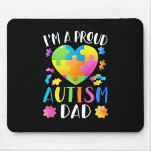 I'm A Proud Autism Dad Autism Awareness Mouse Mat
