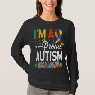 I'm a Proud Autism Gramma Matching Autism Awarenes T-Shirt