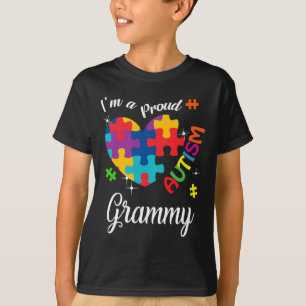 I'm A Proud Autism Grammy Autism Awareness Matchin T-Shirt