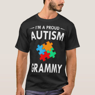 I'm A Proud Autism Grammy Family Matching Autism A T-Shirt
