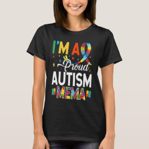 I'm a Proud Autism Mema Matching Autism Awareness T-Shirt