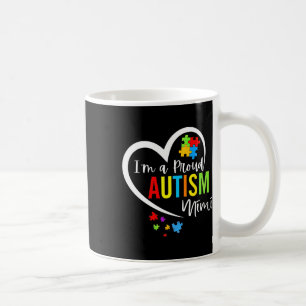 I'm A Proud Autism Mimi Heart Autism Awareness Puz Coffee Mug