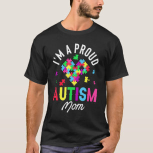 I'm A Proud Autism Mum Family Matching Autism Awar T-Shirt