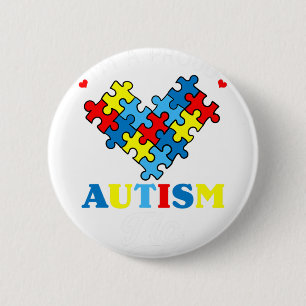 I'm A Proud Autism Tio Autism Awareness Uncle Neph 6 Cm Round Badge
