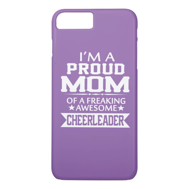 I'M A PROUD CHEERLEADER's MOM Case-Mate iPhone Case (Back)