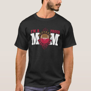 I'm a Proud Football Wrestling Mum - Combined Spor T-Shirt