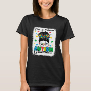 I'm A Proud Grandma Love Heart Autism Awareness Me T-Shirt