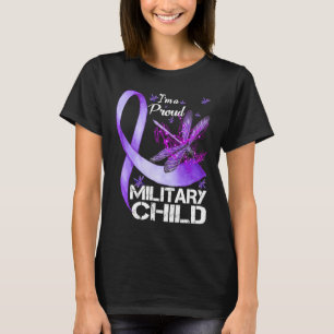 I'm A Proud Military Child Dragonfly T-Shirt